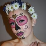 HVSTY stylist makeup sugar skull