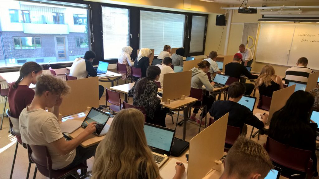 Diagnostiskt test i matematik pågår