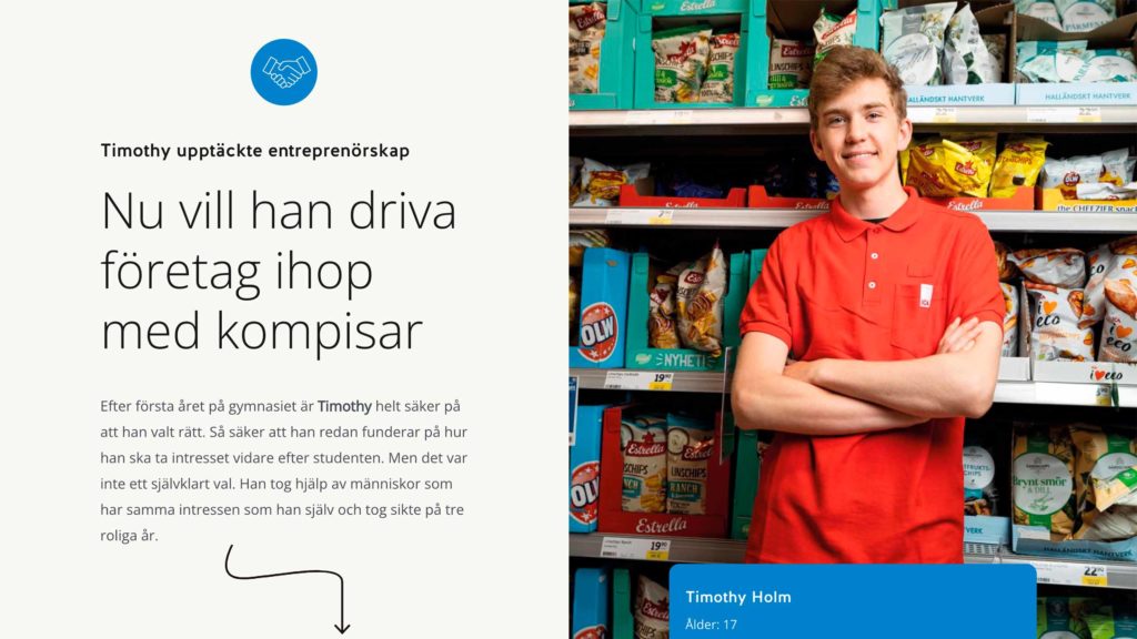 Artikel Försäljning och service – Nu vill han driva företag ihop med kompisar