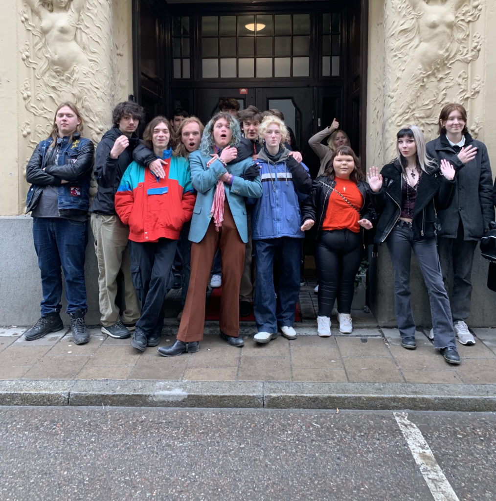 Estetiska programmet studiebesök Stockholm, Ystad Gymnasium