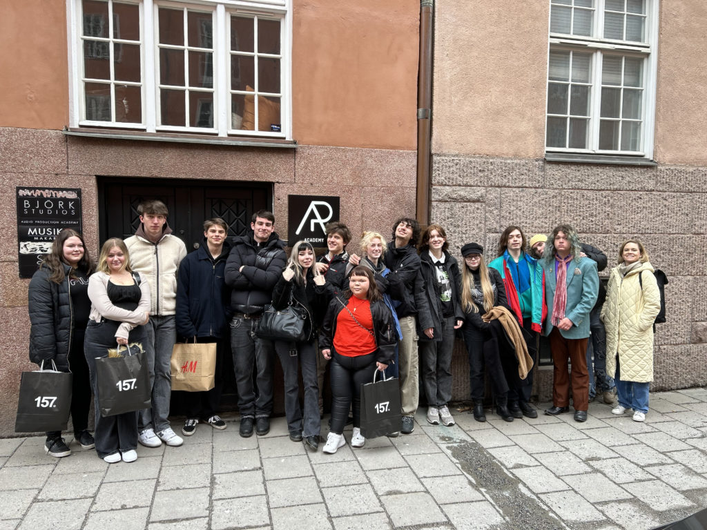 Estetiska programmet studiebesök Stockholm, Ystad Gymnasium