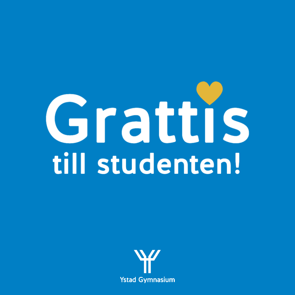 Grattis till studenten Ystad Gymnasium