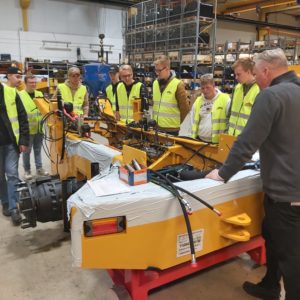 Fordons- och transportporgrammet Ystad Gymnasium studiebesök Ljungby Maskin