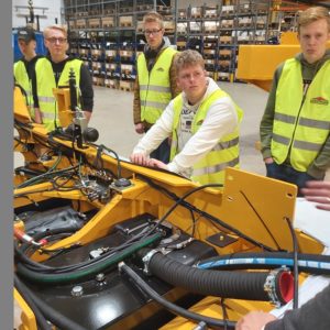 Fordons- och transportporgrammet Ystad Gymnasium studiebesök Ljungby Maskin