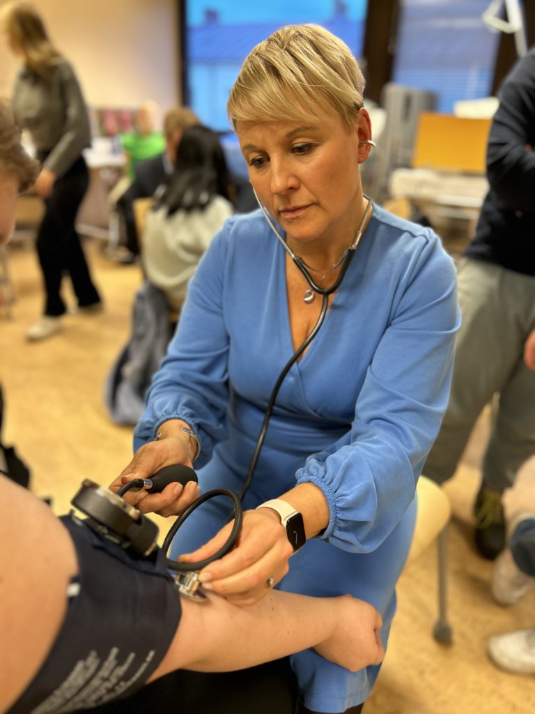 Minister Anna Tenje på besök, Ystad Gymnasium