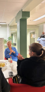 Minister Anna Tenje på besök, Ystad Gymnasium