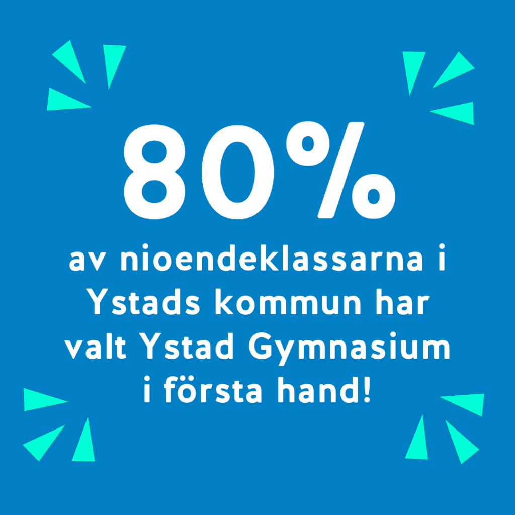 80 % första handssökande gymnasievalet