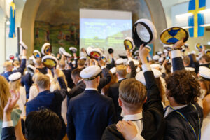 Student vid Ystad Gymnasium