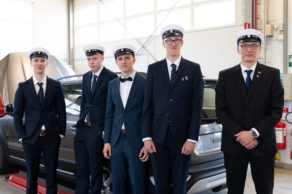 Edvin Persson, Karl-Johan Walters, Sebastian Norrman, Yngve Jönsson och Ian Ewald