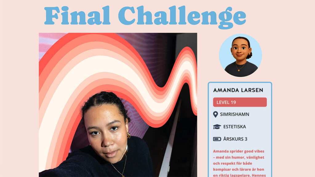 Amanda Larsen snart student 3