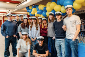 Mössutdelning inför studenten DSC5364 Ystad Gymnasium