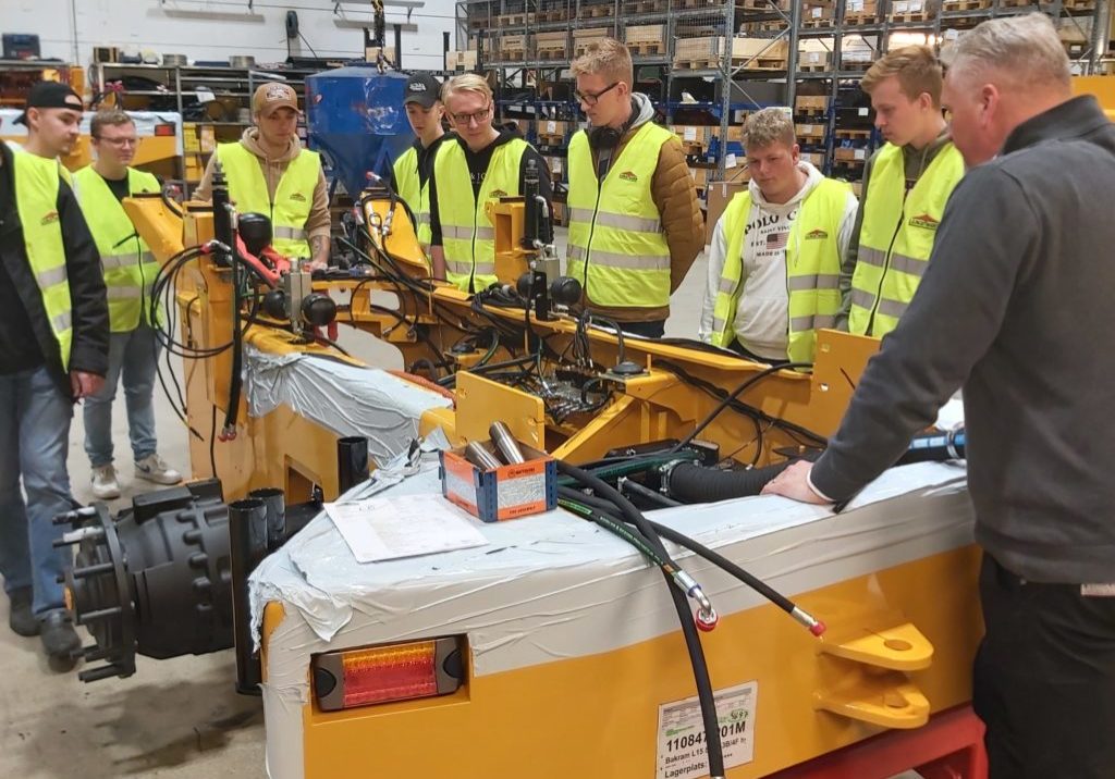 Fordons- och transportporgrammet Ystad Gymnasium studiebesök Ljungby Maskin