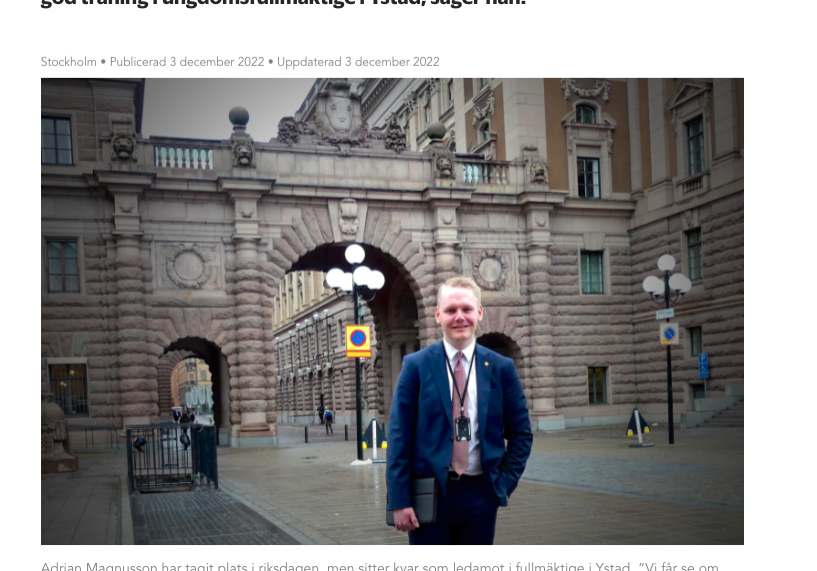 Adrian SA Samhällsvetenskapsprogrammet Politiker i Stockholm Adrian SA Samhällsvetenskapsprogrammet Politiker i Stockholm