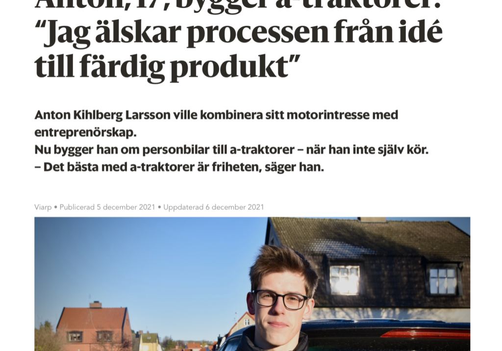 Anton TE a-traktorer YA Anton TE a-traktorer YA
