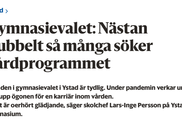 Gymnasievalet YA 2022 Gymnasievalet YA 2022