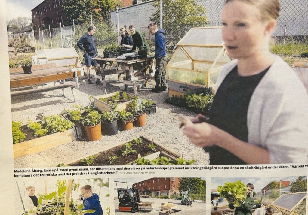 Trädgård Yrkesintroduktion IMYRK Anpassad gymnasieskola ANP.GY Ystad Gymnasium