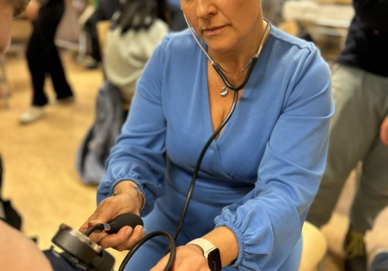 Minister Anna Tenje på besök, Ystad Gymnasium