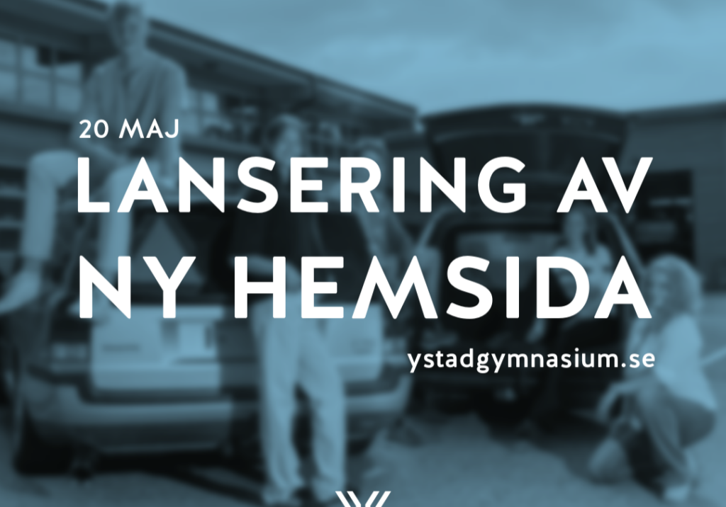 Lansering av ny hemsida, 20 maj