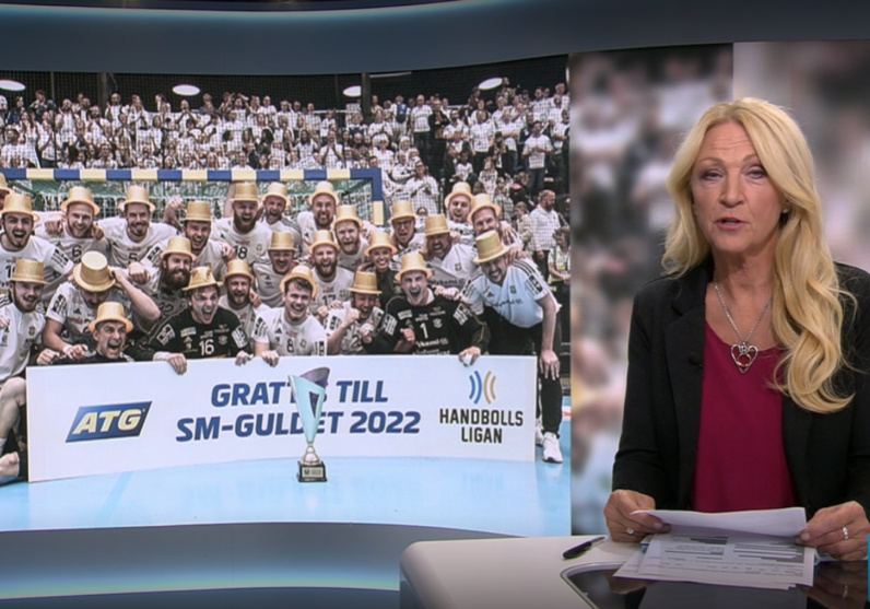 NIU handboll Ystad Gymnasium i SVT Sportnytt