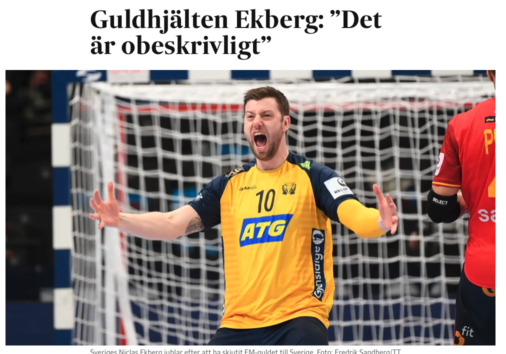 Niclas Ekberg SVD EM-guld 2022