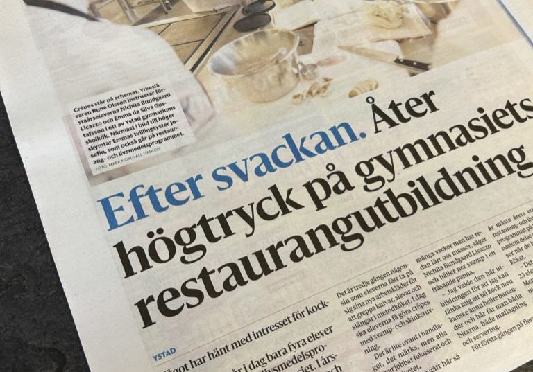 Restaurang- och livsmedelsprogrammet Ystad Gymnasium