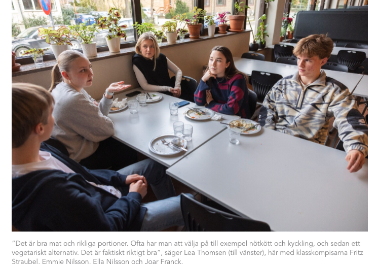 Skolrestaurangen Ystad Gymnasium YA artikel Skolrestaurangen Ystad Gymnasium YA artikel