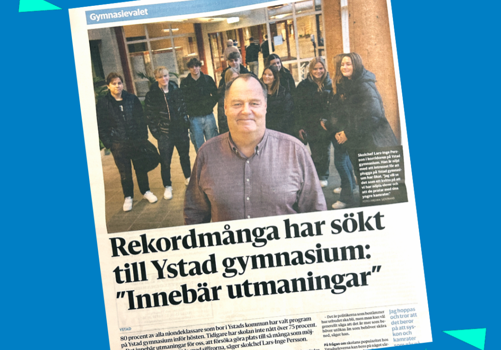 80 % första handssökande gymnasievalet