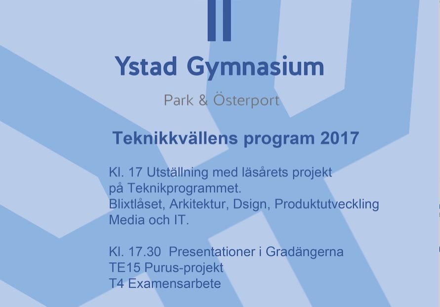 teknikkväll 2017 TE teknikkväll 2017 TE