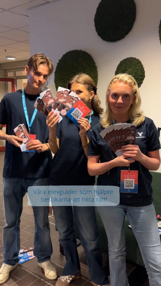 Vilken stämning vi hade på Öppet hus igår! Det var så roligt att träffa er, och vi hoppas att vi ses här nästa höst! 🌟 
Om du inte var där, får du en ny chans den 29 januari 2026. Är du intresserad av Naturbruksprogrammet har vi ett särskilt Öppet hus den 8 februari på Ystad Djurpark. Läs mer på vår hemsida!