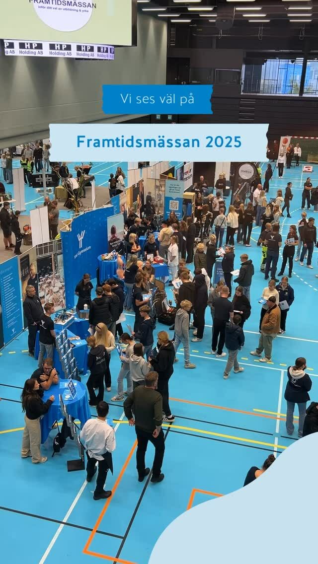 FRAMTIDSMÄSSAN 2025 🚀✨
Idag är det en vecka kvar till Framtidsmässan! Vi kommer vara där för att berätta om skolan och våra olika program och inriktningar. Passa på att ställa alla dina frågor till våra elever och studie- och yrkesvägledare! Ses vi där?