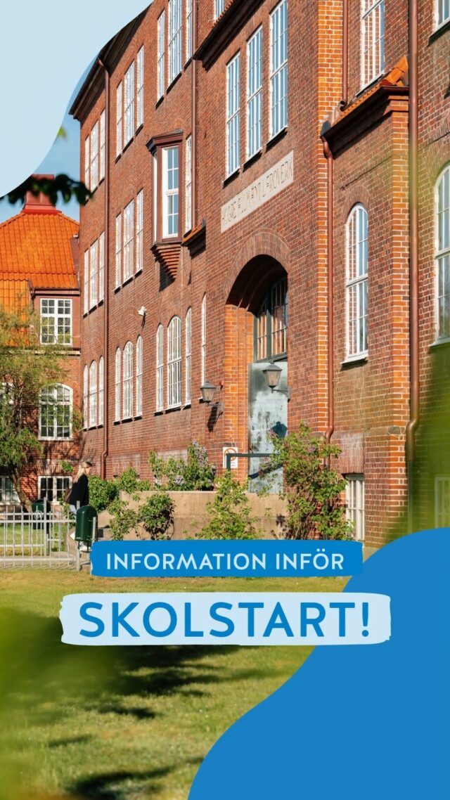 INFÖR SKOLSTART! 🙋‍♀️🙋
Om mindre än en månad är det dags för upprop och skolstart hos oss! Ska du börja årskurs 1 hittar du information kring tid och plats för uppropet den 18 augusti på vår hemsida. Ska du börja årskurs 2-4 får du information i vklass av din lärare.

Läs mer på vår hemsida, länk i profilen ✅